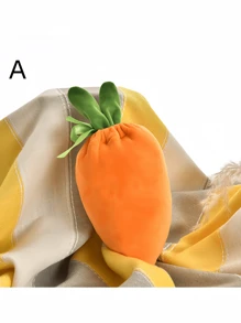 1pc Carrot Gift Bag Drawstring Pouch, Party Packaging, Easter