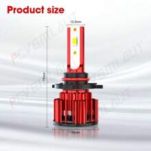 Kit de bombillas LED 9005 CANBUS súper brillantes de 18000LM para haz alto/bajo - Blanco