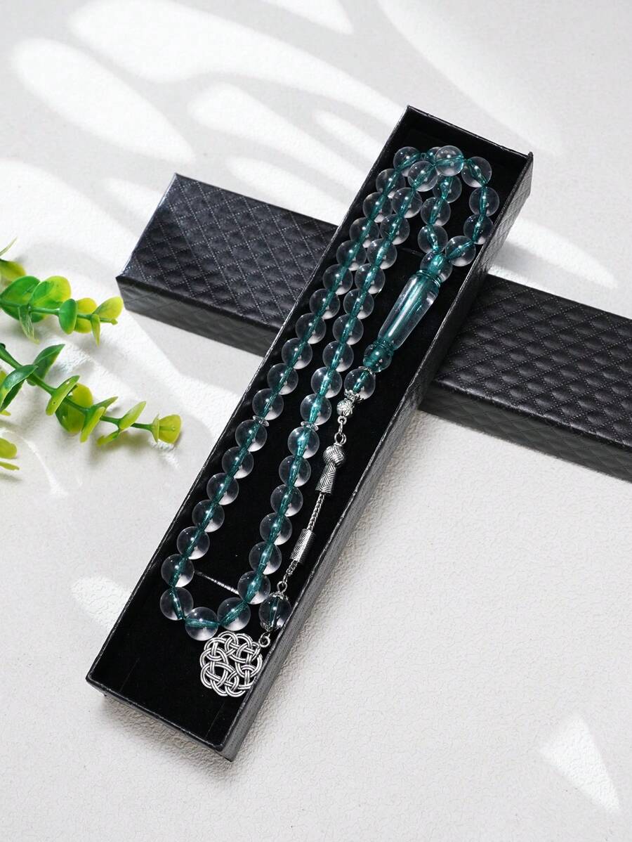 1 件 45 颗珠子 10 毫米祈祷珠 Tasbih 手链，日常佩戴 - 彩色 - 查看 1