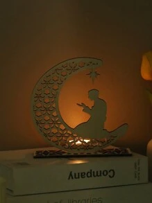 1pc Wooden Moon Prayer Decoration Ornament Birthday Gifts Graduation E-I-D