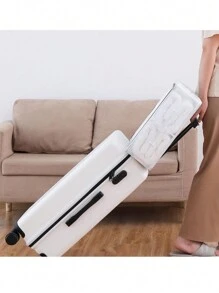 1 pieza: Caja de almacenamiento contemporánea impermeable de PVC con diseño rectangular y marco de acero, ideal para edredones, zapatos y almacenamiento bajo cama - transparente - Ver 10