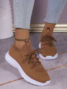 24 件最新款女式轻便公路跑步运动鞋 - 棕色 - 查看 6