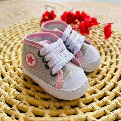 Tenis para Bebê Feminino Star Estrela Menina Bebê Mania All