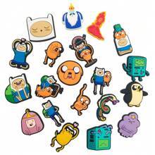 Warner Bros 15/20 Stücke süße Schuhcharms-Serie Set, PVC Schuhdekorationen, Schuhzubehör, kreative Geburtstags-, Weihnachts- und Halloween-Partygeschenke - Verschiedenfarbig - Übersicht 4