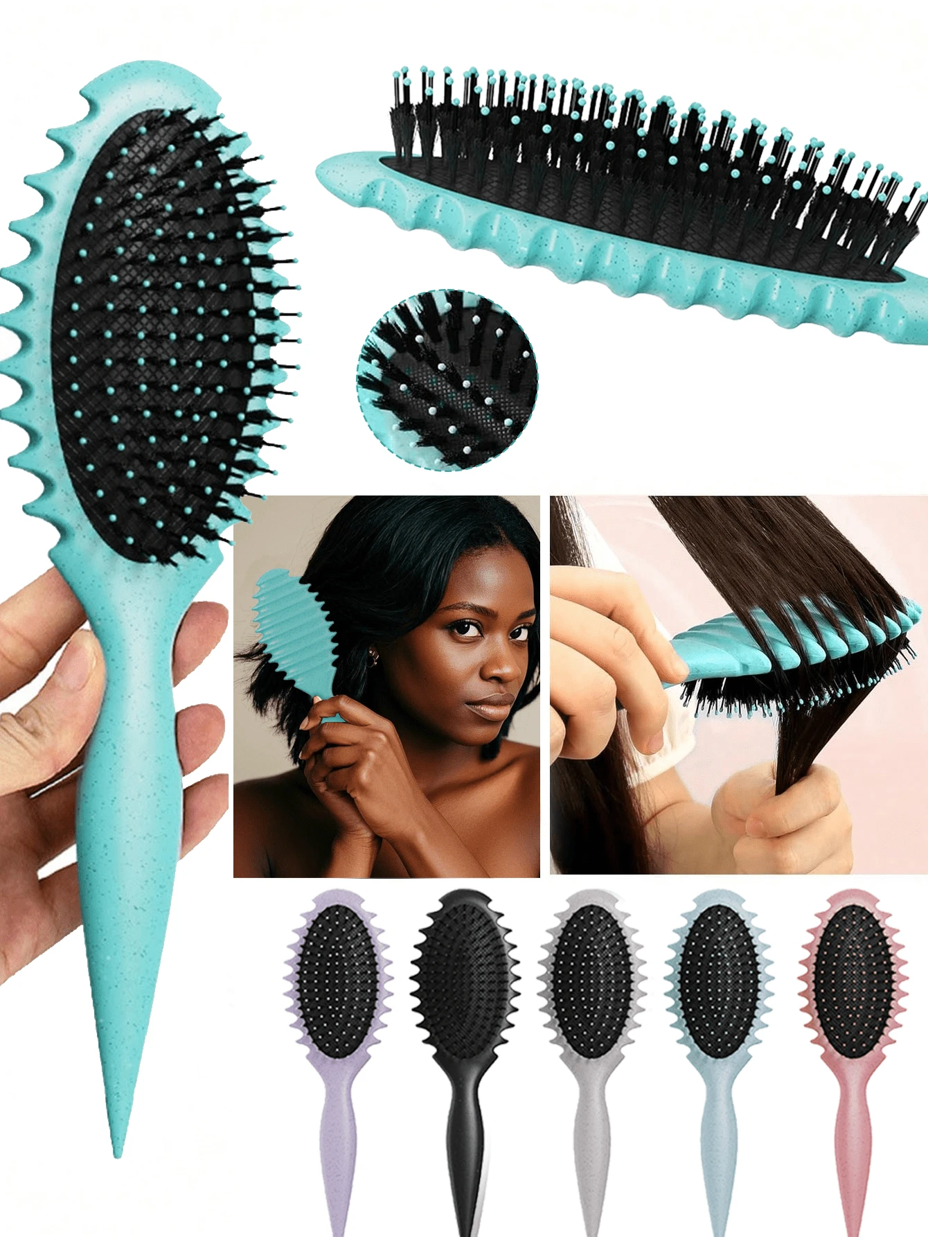 Curl Defining Brush, Curl Hair Brush, Curl Define Styling Brush, For Combing And Shaping Men
