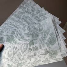 NIEWSPECIAL 20张空白蓝色、绿色或花卉图案牛皮纸，适用于5x7英寸婚礼请柬、DIY卡片、定制牛皮纸信封、派对礼品、房间装饰、新娘礼物、生日、毕业典礼、生日装饰、派对装饰、单身派对等。 - 綠色 - 查看 7