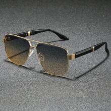 Óculos de Sol de Armação Grande Masculinos, Óculos de Proteção para Direção, Ciclismo, Pesca, Presente para Festa, Viagem e Negócios, Lentes Degradê para Férias na Praia, Ar Livre e Viagem