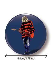 1 pieza Insignia de broche graciosa, Insignia de mujer, Accesorio de ropa, Decoración de mochila, Regalo ideal para amigos, familia, maestros y compañeros de clase