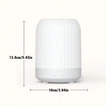 250ml Essential Oil Diffuser, Ultrasonic Aromatherapy Diffuser With Intermittent Timer, 7 LED Lights And Auto-Off Safety Switch