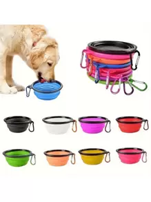 1pc Outdoor Dog Bowl Wholesale Portable Pet Foldable Bowl Slow Feeding Silicone Hanging Dog/Cat Bowl Water Cup Pet Feeding Bowl,Cat Mom,Dog Mom,Catlover,Doglover, Best Cat Mom ,Best Dog Mom Water Bottle Camping
