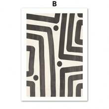 1pc Abstract Minimalist Shapes Illustration Wall Art Canvas Painting Boho Posters And Prints Modern Pictures For Living Room Decor No Frame