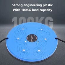 NetHong Waist Twisting Disc Body Shaping Slimming Balance Board With Rope Foot Massage - Blue - View 6