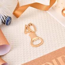 Zestaw 10 złotych otwieraczy do butelek 30, 40, 50, 60, 70, 80 na prezenty urodzinowe 30, 40, 50, 60, 70, 80, przyjęcia urodzinowe, prezenty rocznicowe, pamiątki ślubne i prezenty dla gości, prezenty walentynkowe, artykuły kuchenne i barowe, upominki na przyjęcia