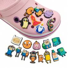Warner Bros 15/20 Stücke süße Schuhcharms-Serie Set, PVC Schuhdekorationen, Schuhzubehör, kreative Geburtstags-, Weihnachts- und Halloween-Partygeschenke - Verschiedenfarbig - Übersicht 3