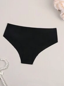 Bragas sexy y sin costuras con estampado de letras, transpirables, para mujeres