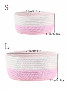 Cestino personalizzato fatto a mano su misura con nome tessuto, cestino fai-da-te per cosmetici o giocattoli, regalo per bebè o San Valentino, adatto per soggiorno, camera da letto, comodino, scrivania, accessori per lettini, essenziali per la borsa dell'ospedale, cestino grigio di piccole dimensioni, per la casa, il bagno e la cucina