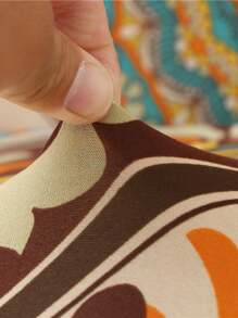1 Stück Bohemian bedruckter Stretch-Sofahulle aus Milchseide + 1 Stück Kissenbezug (ohne Kissenfüllung), Bohemian Stil, Mode, minimalistisch, weich atmungsaktiv schmutz- und rutschfeste Schutzhülle für Wohnzimmer, Schlafzimmer, Arbeitszimmer