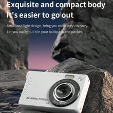LARMCAM 2.4 Inch Digital Camera: 48MP, 16X Digital Zoom, Compact Digital Camera, Suitable As Christmas Gift, Memory Card Not Included