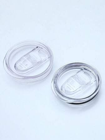 2 tapas de repuesto para tumblers delgados de 20 oz/30 oz, cubiertas deslizantes de silicona a prueba de derrames y salpicaduras de 2.75 pulgadas de diámetro, aptas para pajitas