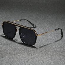 Unisex Fashionable PC Frame Large Lens Sunglasses, Suitable For Outdoor, Driving, Cycling, Fishing, Party, Travel, Business