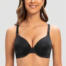 MELENECA MELENECA Women's Full Coverage Underwire Support Plus Size Breastfeeding Nursing Bra