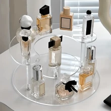 1 Set Acrylic Heart Shaped Jewelry Display Stand, Multi-Functional Crystal Jewelry Display Rack Storage Box For Perfume, Collectibles, Lipstick, Jewelry, Potted Plants Decoration - Multicolor - View 9