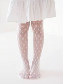 2 piezas Mallas de encaje blanco de estilo Lolita para niñas, versátil