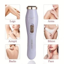 Set eléctrico multifuncional 3 en 1 para el cuidado de la belleza de la mujer: afeitadoras, afeitadoras de axilas, recortadoras de vello nasal eléctrico, removedores de cabello intercambiables de múltiples cabezales, recortadoras de barba para hombres, afeitadoras para partes íntimas portátiles, para uso en todo el Body, regalo para vacaciones