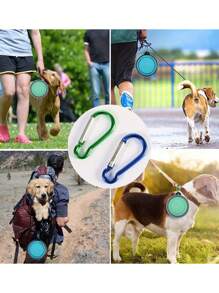 1pc Outdoor Dog Bowl Wholesale Portable Pet Foldable Bowl Slow Feeding Silicone Hanging Dog/Cat Bowl Water Cup Pet Feeding Bowl,Cat Mom,Dog Mom,Catlover,Doglover, Best Cat Mom ,Best Dog Mom Water Bottle Camping