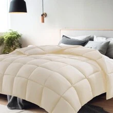 JustLet Comforter Duvet Insert All Season Comforters Full Size With Corner Tabs Machine Washable Down Alternative Quilted Bed