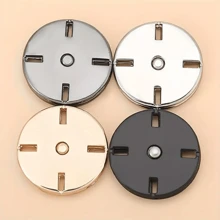 6 piezas de botones metálicos cosidos a mano, botones redondos invisibles para abrigo, chaqueta - Multicolor - Ver 11