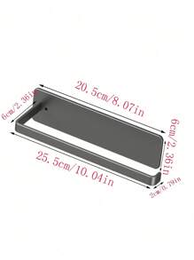 1 pieza Estantería de almacenamiento para baño, estantería de hierro montada en la pared, organizador de baño, apto para papel higiénico, tela, película de envoltura, tazas, cepillos, herramientas pequeñas, baño, refrigerador, puerta del gabinete, puerta del gabinete del baño, gabinete de vino