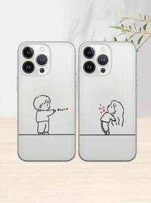 2 chiếc ốp lưng điện thoại trong suốt, đơn giản, chống rơi, dày dặn, in hình hoạt hình, tương thích với iPhone 16/ 16 Pro/ 16 Pro Max/ 16 Plus/ 15 XR/7/8 15 Pro Max/12 Pro Max/13 Pro Max/14 Pro Max 13 14 11 12 P14 Female P11 Soft Shell P12 Anti-Fall XS.XR /78P.78GES2, phù hợp với A134G A22 A21S A514G A52 S22 ULTRA A335G, phù hợp với Redmi 10, tương thích với Redmi Note 114G Redmi 11Lite A53tpuA14/A23/S23ULTRA S24 A14 A15 S23 A73, tương thích với ốp lưng điện thoại Redmi, phiên bản quốc tế, không phải phiên bản nội địa. - Nhiều màu - Xem 1