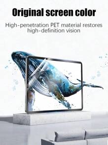 3 piezas de protector de pantalla mate antihuellas y antirreflejo, compatible con Samsung Galaxy// MatePad/Honor//Redmi/IPad Air Pro 11 13 12.9 9.7 pulgadas S7 S8 S9 Plus FE para tocar, oficina, pintura, película suave, no vidrio, regalo para cumpleaños, familia, amigos, accesorios para tableta, a prueba de agua, a prueba de golpes, antiarañazos, cobertura completa - 3 piezas - Ver 4