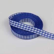 Gingham Ribbon Plaid Ribbon For Gift Wrapping Party Wedding Christmas Decoration