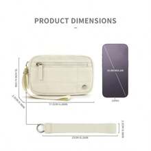 Puffer Wristlet Wallets For Women, Nylon Quilted Wallet With 3-Zipper Purse For Travel Credit Card Holder Phone Organizer