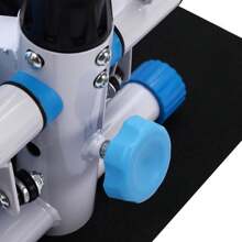 Fitness Stepper, Exercise Stepping Machine New Fitness Stepper With Handlebars - Blue and White - View 5