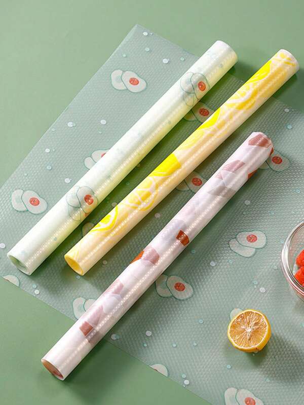 A Set (1 Pieces) Printed Pad Drawer Liner Paper Kitchen Mat Oilproof Pad Cabinet Waterproof And Moisture-Proof Sticker Wardrobe Shoe Cabinet Paper Pad
