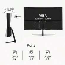 32-Inch Gaming Screen With Ultra-High Picture Quality Response Time As Low As 1 Millisecond | Fast IPS Display | 27 Inch Display 24.5 Inch Display 34 Inch Ultra Large Display High Color Gamut, Adjustable Tilt To Ensure Your Long-Lasting Fatigue Free Experience.Computer Monitor, Display Screen, Gaming Curved - Screen Monitor. Essential For Office Work And Gaming. A Perfect Gift For Husbands, Dads, And Boyfriends. - Xem 10