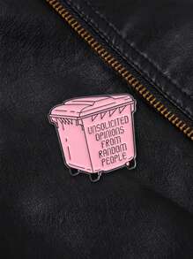 Unhas Cerâmicas Esmaltadas, Design de Caixa de Armazenamento Temática Rosa OPINIÕES NÃO SOLICITADAS DE PESSOAS ALEATÓRIAS Emblemas, Acessórios de Mochila e Roupa, Broches de Metal, Acessórios de Mala e Moda, Acessórios de Roupa, Broches de Liga Metálica Alfinete para Encantos de Bolsa, Acessórios Escolares Kpop, Acessórios de Escritório, Camisas, Jaquetas, Joias, Acessórios de Fantasia de Natal, Presentes Masculinos, Alfinetes de Bolsa