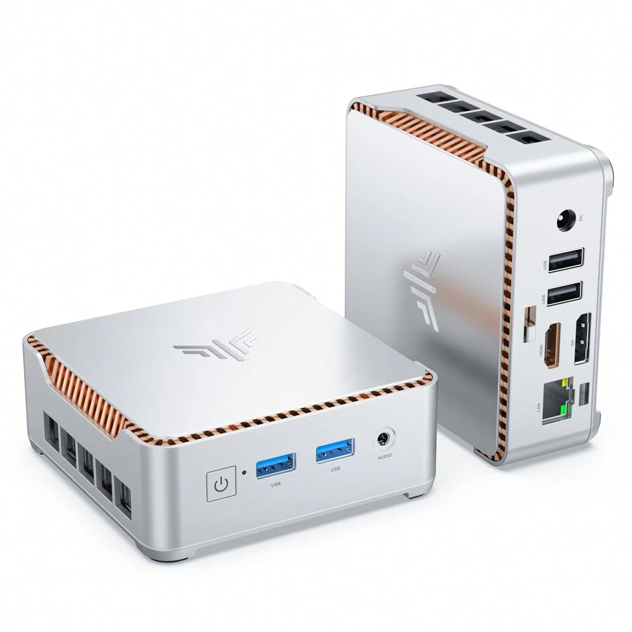 KAMRUI E2 Mini PC, 16GB RAM 512GB M.2 SSD,12th Gen Alder Lake N-97 (Up ...