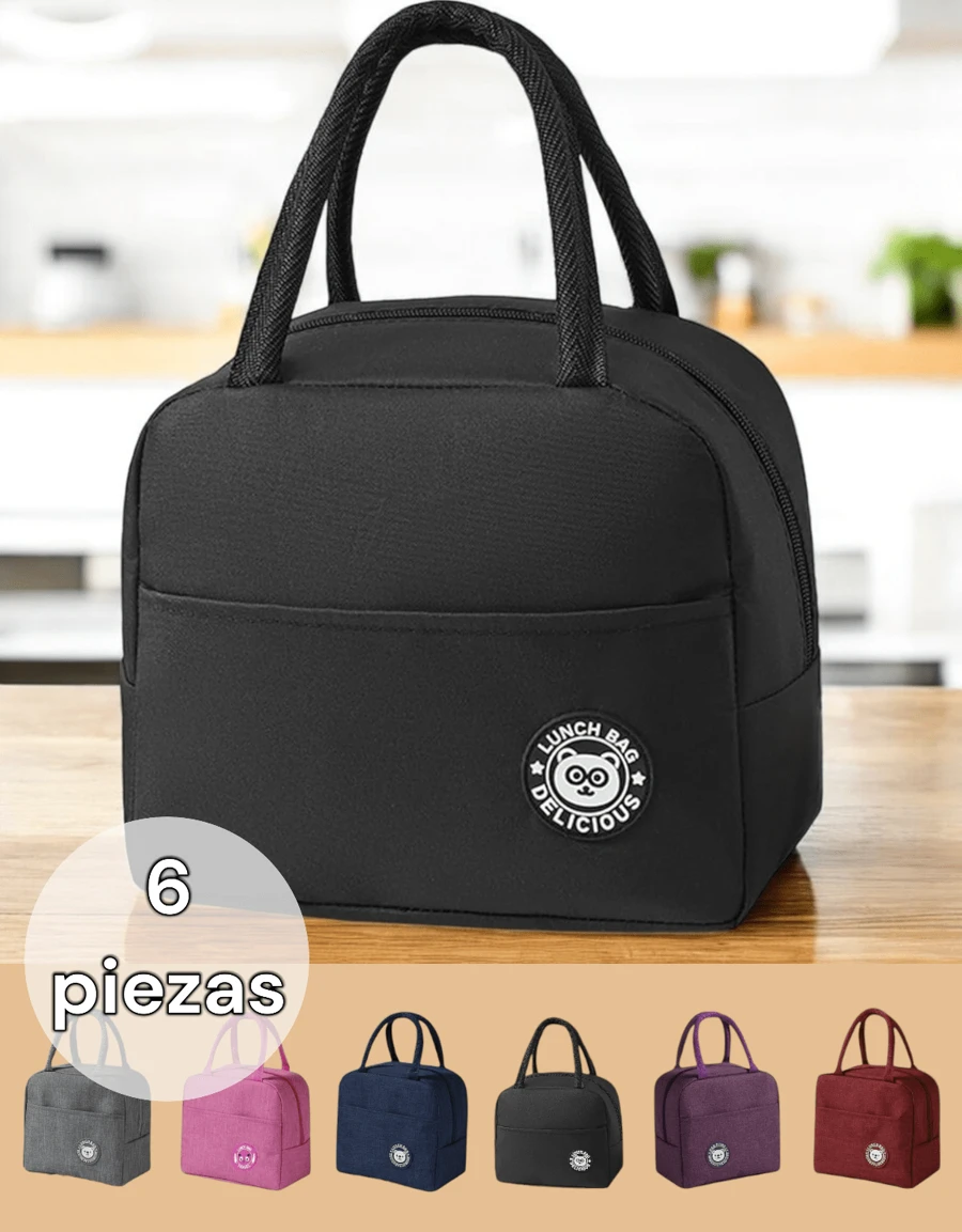 6 Thermal Lunch Boxes Portable Lunch Box Snack Box Pack Of 6 Pcs Colors - Multicolor - View 1