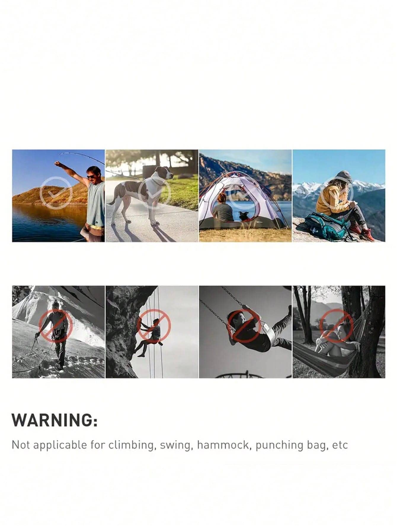 Aormos 12PCS Black Carabiner Clips, 2.3" Small Carabiner Clip Aluminum D Ring - View #5