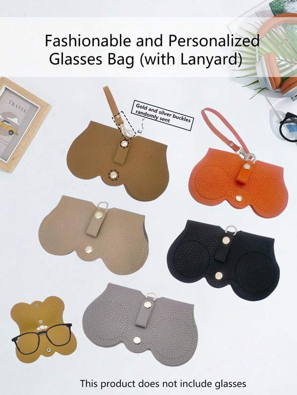 Portable Eyeglasses Storage Case, Sunglasses/Prescription Glasses Protective Sleeve, Jewelry Storage Pouch