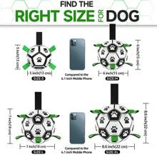 Jouet Pour Chien Avec Une Sangle Tissée À Football, Jouet De Balle Régulier Interactif Intérieur-extérieur Pour Chiens De Toutes Tailles