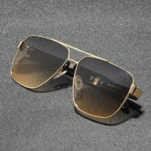 Óculos de Sol de Armação Grande Masculinos, Óculos de Proteção para Direção, Ciclismo, Pesca, Presente para Festa, Viagem e Negócios, Lentes Degradê para Férias na Praia, Ar Livre e Viagem