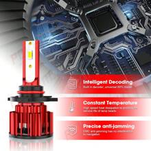 Kit de bombillas LED 9005 CANBUS súper brillantes de 18000LM para haz alto/bajo - Blanco
