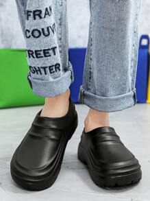 W 1 Pair Men's Waterproof, Anti-Slip, Oil-Resistant Chef/Kitchen Shoes, Suitable For Hotel, Food Factory Workers