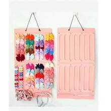 Accesorio para el cabello de fieltro de princesa, bolsa colgante, organizador de pinzas para el cabello de niños, organizador de pasadores de princesa, organizador de accesorios para el cabello montado en la pared para niños, estantería colgante de joyas
