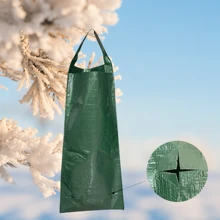 Bolsa de plantación vertical para fresas, bolsa colgante vertical tridimensional de PE para plantas, bolsa de plántulas con múltiples bocas para fresas